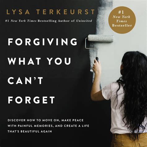 Contact information for nishanproperty.eu - Forgiving What You Can’t Forget (2020) is a guide to healing from past hurt. Drawing from her experiences of abuse in her childhood and infidelity in her marriage, author Lysa TerKeurst offers up ways to make peace with painful memories through forgiveness. 